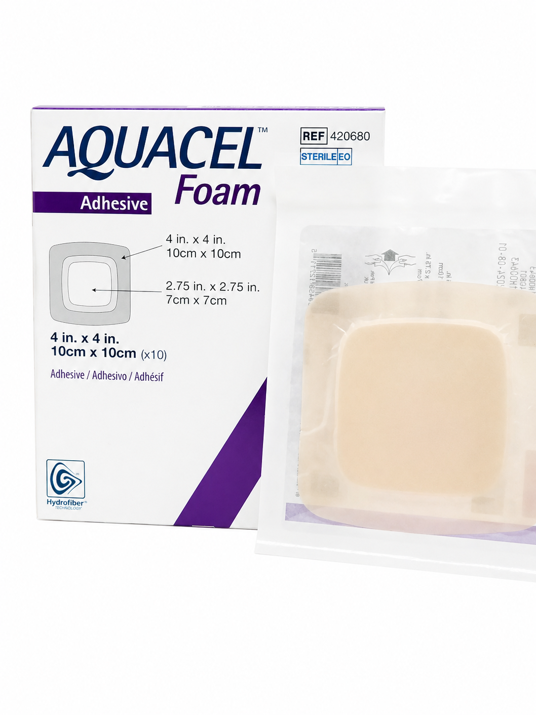 hydrofiber dressing Aquacel Adhesive Foam Dressings 4
