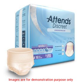 Attends Discreet Women's Underwear, X-LargeAttends