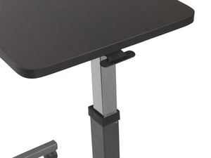 Non-Tilt Overbed Table, Silver Vein