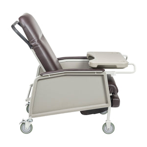 3-Position Recliner, Chocolate — view 3