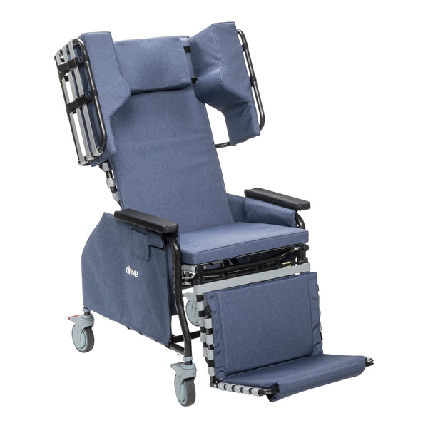 Rose Comfort Max Tilt-and-Recline Chair, Blue
