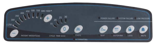 Med-Aire Plus 10" Bariatric Alternating Pressure and Low Air Loss Mattress System