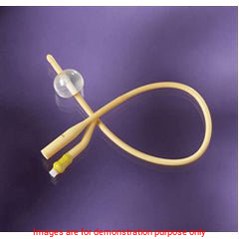 2-Way Silicone Elastomer Coated Latex Foley Catheter, Size 16Fr 30MlMedline