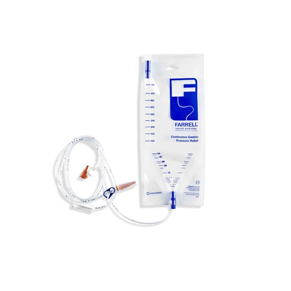 Valve Closed Enteral Decompression System