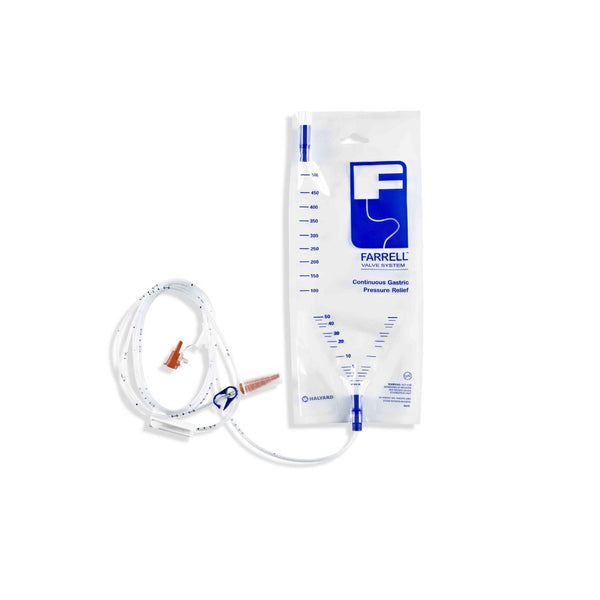 Valve Closed Enteral Decompression System