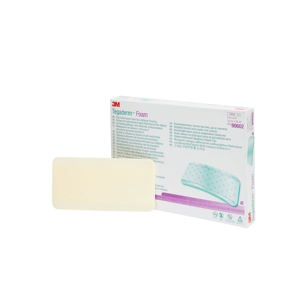 Dressing Foam Nonadhes 4In X 8In