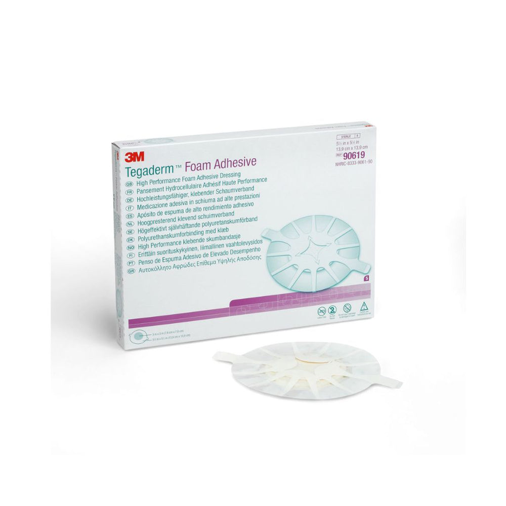 Drsg Foam Adhes Heel/Elbow 7.6Cm X 7.6Cm