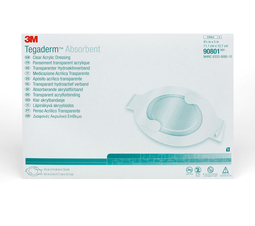 3M Tegaderm Absorbent Clear Acrylic Dressing