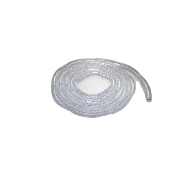 Disposable Corrugated Tubing, 6Ft, Blue, Flexible, Large Bore