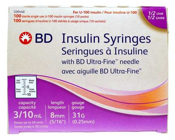 Syringe 0.3 Ml 31G 8Mm Tw