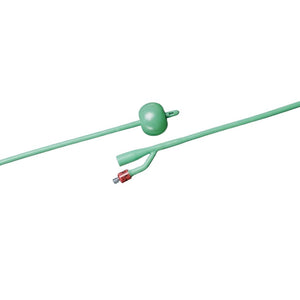 Silastic 2-Way Short Round-Tip 2 Opposing Eyes Foley Catheter 20Fr 5Cc