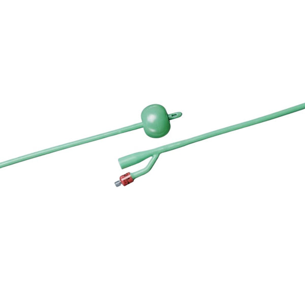 Silastic 2-Way Short Round-Tip 2 Opposing Eyes Foley Catheter 20Fr 5Cc