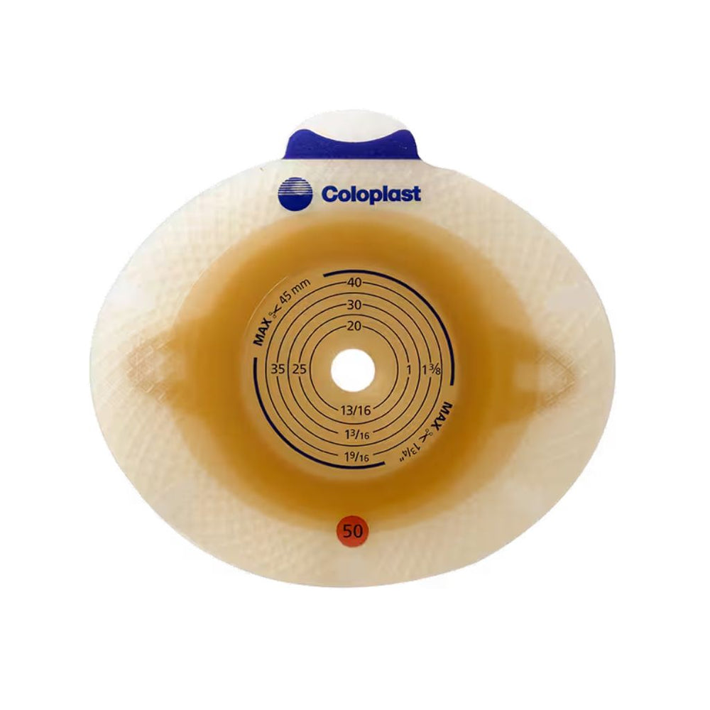 Coloplast SenSura Click Skin Barrier, 50 mm Coupling, Pre-Cut 30 mm (1⅛ in)