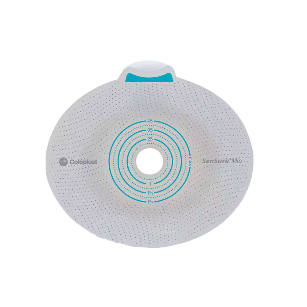 Coloplast SenSura Mio 2-Piece Click Skin Barrier, 50 mm Coupling, Flat, Cut-to-Fit 10–45 mm