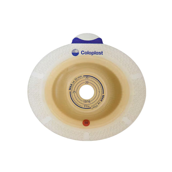 Coloplast SenSura Click Convex Light Skin Barrier, 50 mm Coupling, Pre-Cut 25 mm (1 in)