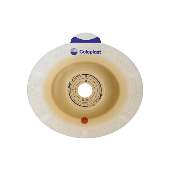 Coloplast SenSura Click Xpro Convex Light Skin Barrier, 50 mm Coupling, Pre-Cut 25 mm (1 in)