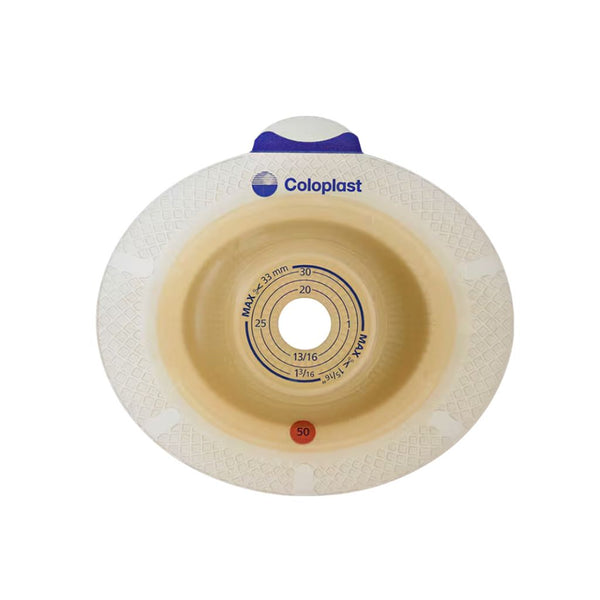 Coloplast SenSura Click Convex Light Skin Barrier, 60 mm Coupling, Pre-Cut 35 mm (1⅜ in)
