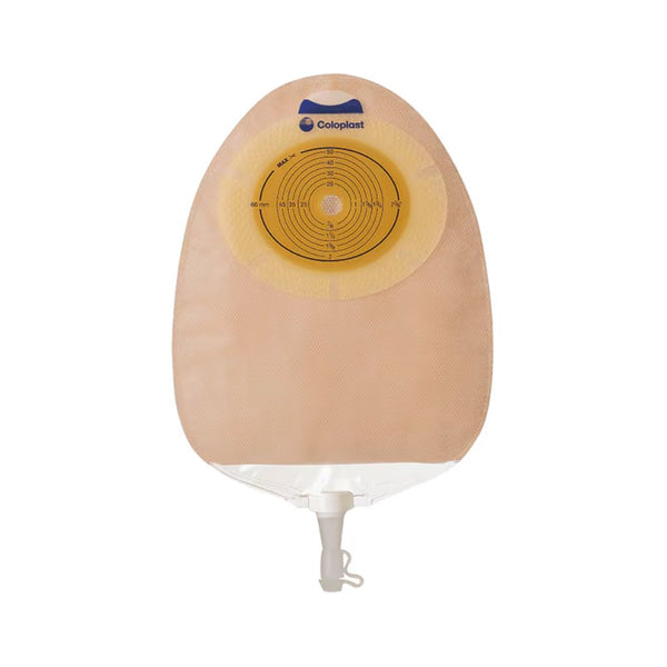 Coloplast SenSura 1-Piece Urostomy Pouch, Cut-to-Fit up to 66 mm (2⅝ in), Transparent