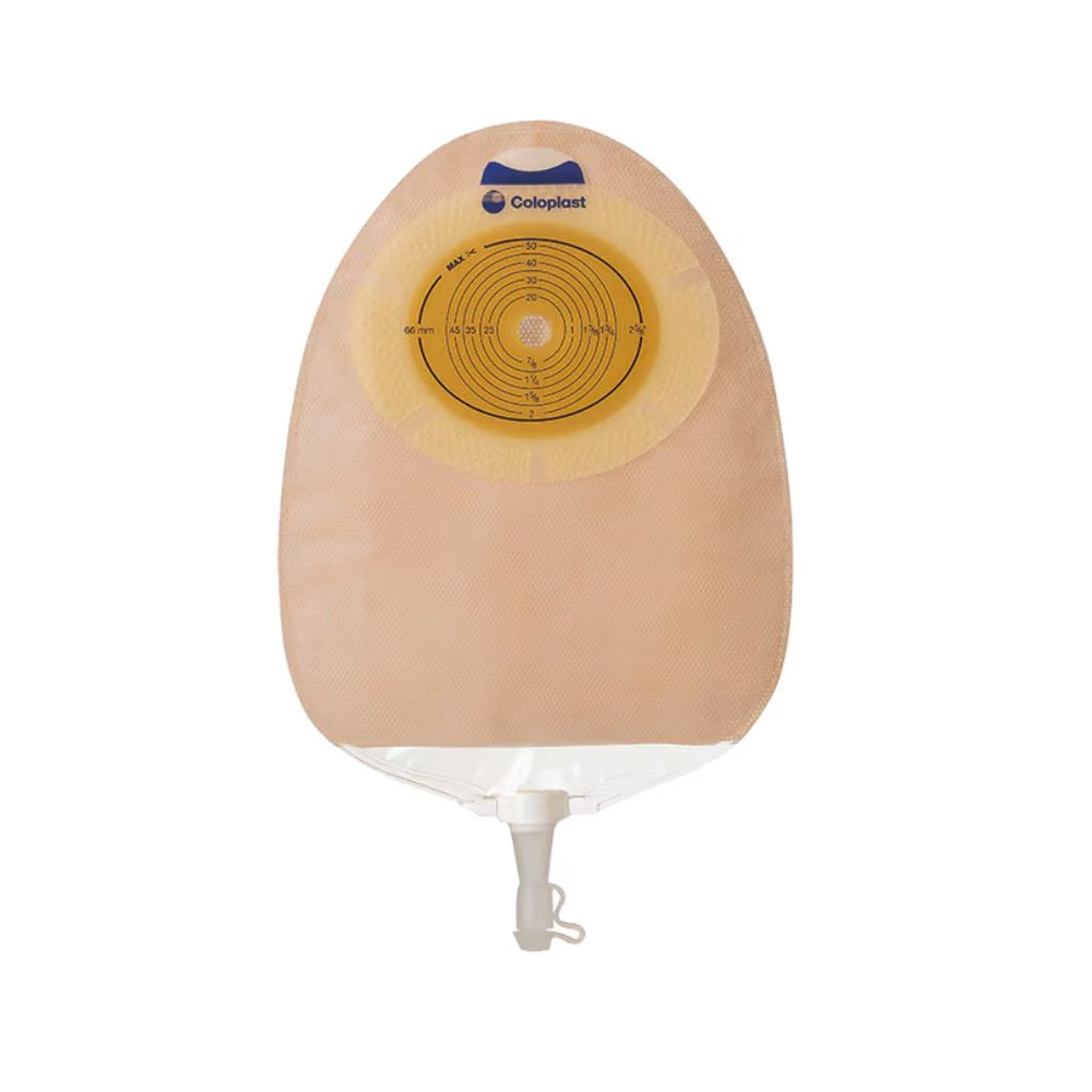 Coloplast SenSura 1-Piece Urostomy Pouch, Cut-to-Fit up to 76 mm (3 in), Transparent