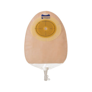Coloplast SenSura 1-Piece Convex Light Urostomy Pouch, Cut-to-Fit up to 43 mm (1¾ in), Transparent