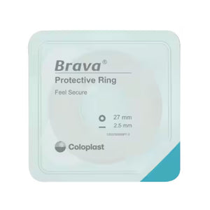Coloplast Brava Wide Adhesive Protective Ring, 34 mm ID, 64 mm OD, 2.5 mm Thick
