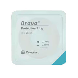 Coloplast Brava Wide Adhesive Protective Ring, 18 mm ID, 48 mm OD, 4.2 mm Thick