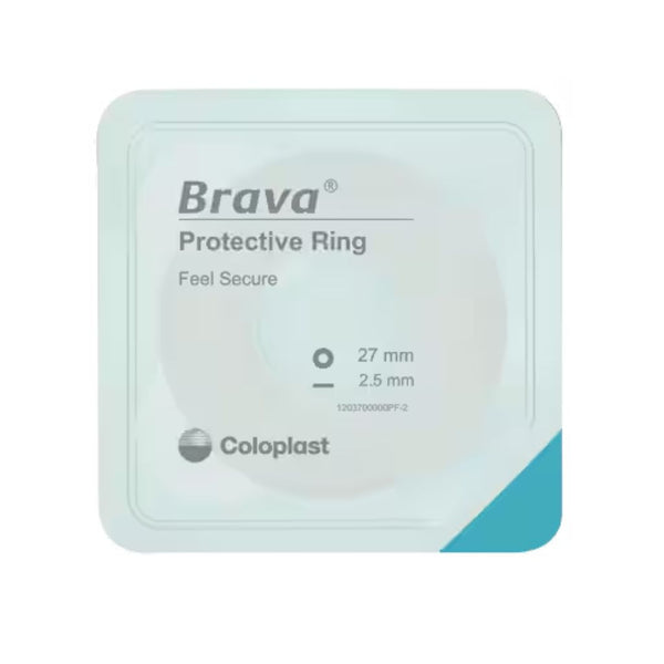 Coloplast Brava Wide Adhesive Protective Ring, 18 mm ID, 48 mm OD, 4.2 mm Thick