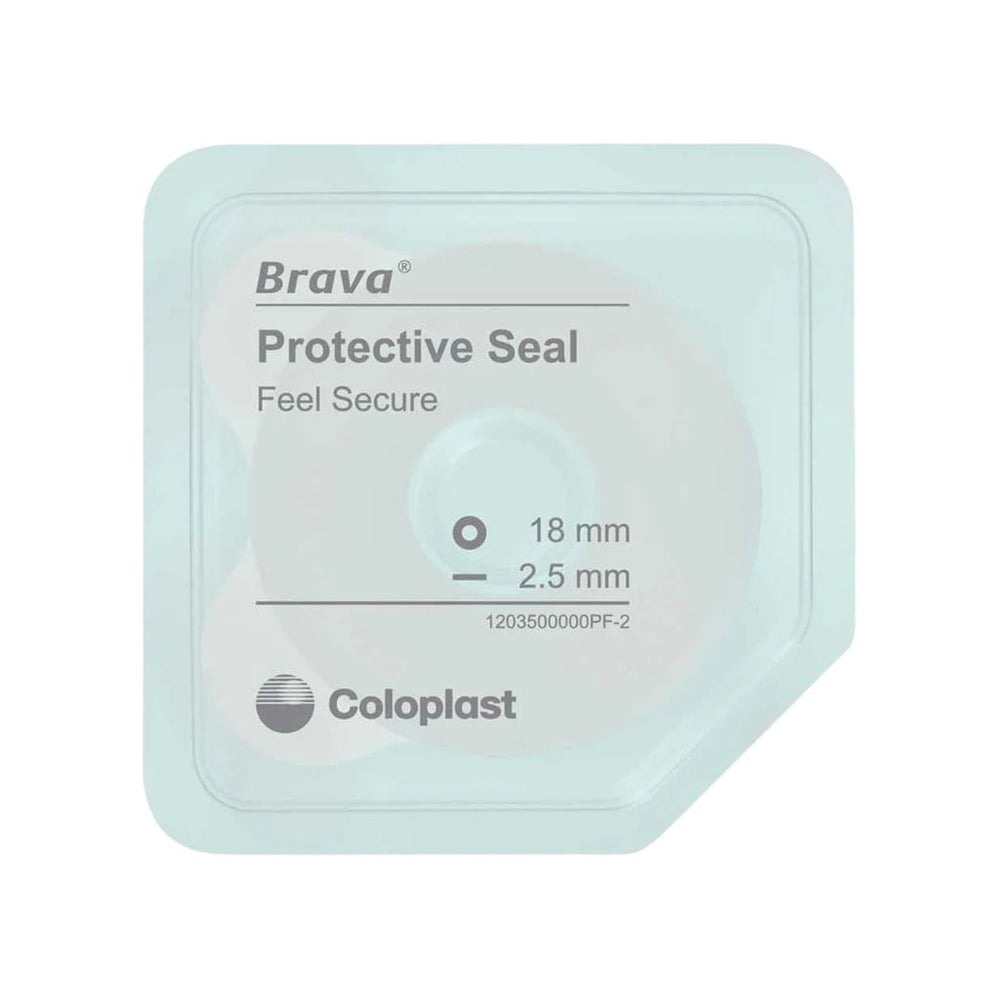 Coloplast Brava Wide Adhesive Protective Ring, 18 mm ID, 57 mm OD, 4.2 mm Thick
