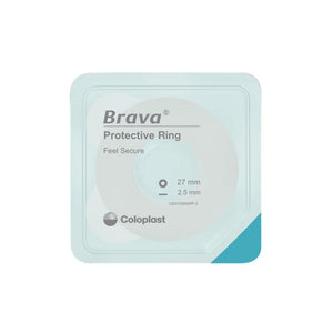 Coloplast Brava Wide Adhesive Protective Ring, 18 mm ID, 57 mm OD, 4.2 mm Thick