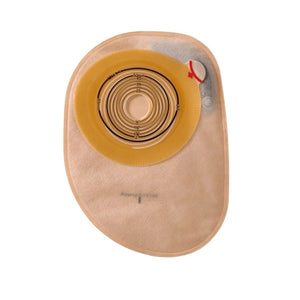 Coloplast Assura 1-Piece Convex Light Transparent Closed Pouch, Cut-to-Fit up to 33 mm (1 1/4 in)