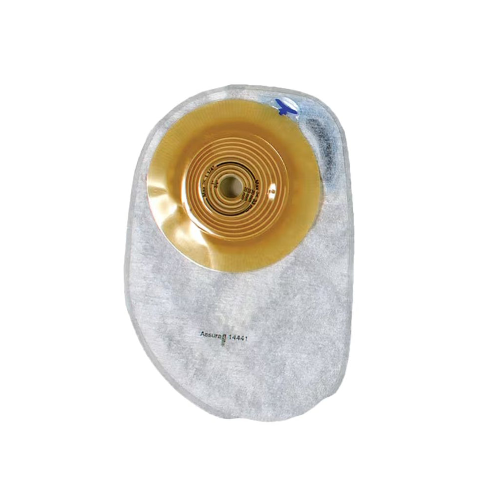 Coloplast Assura 1-Piece Convex Light Opaque Closed Pouch, Pre-Cut 25 mm (1 in)