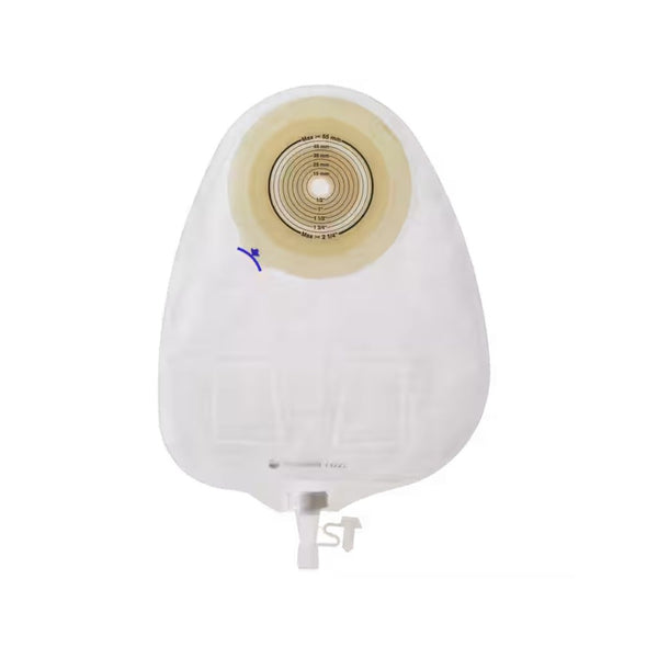 Coloplast Assura 1-Piece Convex Light Transparent Urostomy Pouch, Cut-to-Fit up to 43 mm (1 3/4 in)