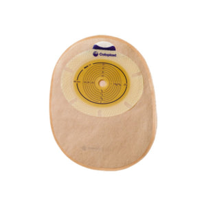 Coloplast SenSura 1-Piece Convex Light Closed Pouch, Cut-to-Fit up to 43 mm (1¾ in), Opaque