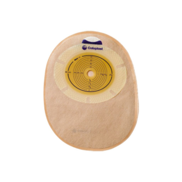 Coloplast SenSura 1-Piece Convex Light Closed Pouch, Cut-to-Fit up to 43 mm (1¾ in), Opaque