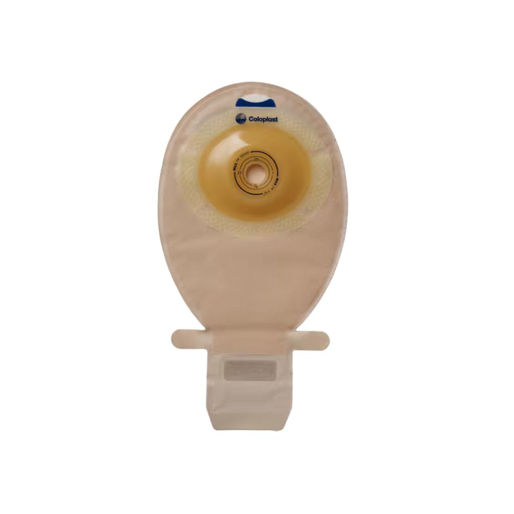 Coloplast SenSura 1-Piece Convex Light Drainable Pouch, Cut-to-Fit up to 33 mm (1¼ in), Transparent