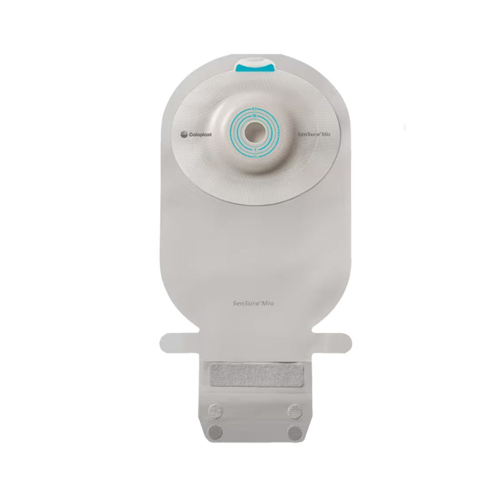 Coloplast SenSura Mio 1-Piece Wide-Outlet Drainable Pouch (Maxi) with Filter, Light Convex, Pre-Cut 28 mm