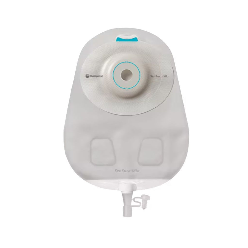 Coloplast SenSura Mio 1-Piece Urostomy Pouch (Maxi), Deep Convex, Cut-to-Fit 15–33 mm, Transparent