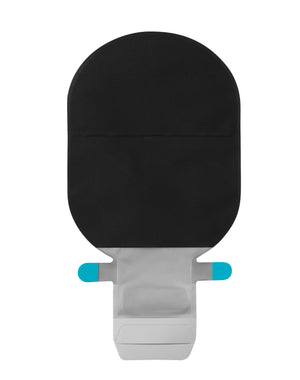 Coloplast SenSura® Mio Black Flat 1-Piece Drainable Pouch, Midi, Cut-to-Fit 10–45 mm