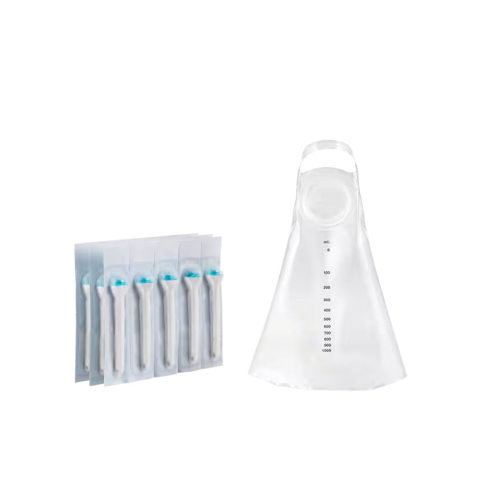 Coloplast Peristeen Anal Irrigation Accessory Unit (15 Rectal Catheters, 1 Bag No Lid)
