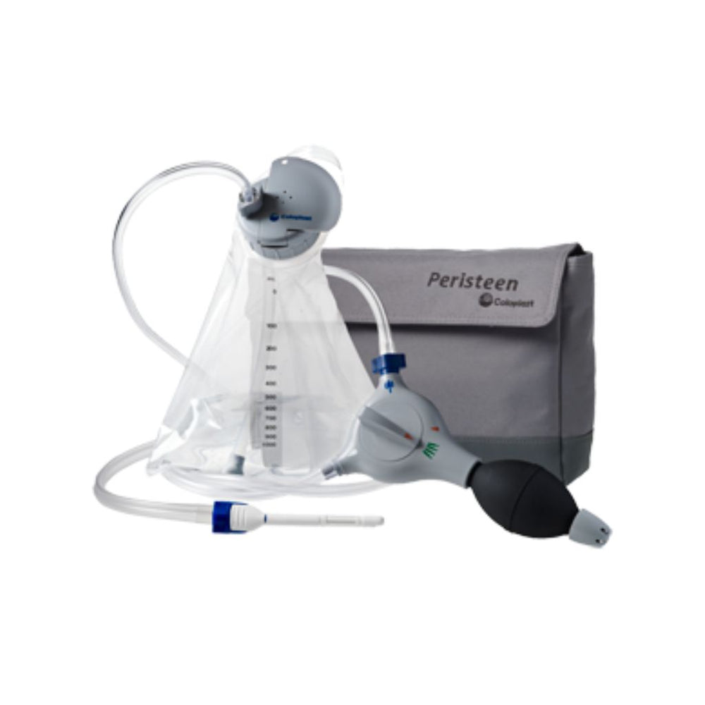 Coloplast Peristeen Anal Irrigation Starter System, Small (Control Kit, 2 Small Rectal Catheters, 1 Bag w/ Lid, 2 Straps)