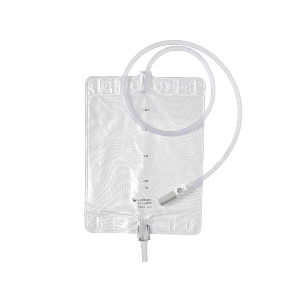 Coloplast Conveen Standard Leg/Bedside Drainage Bag, 1500 ml (51 oz)