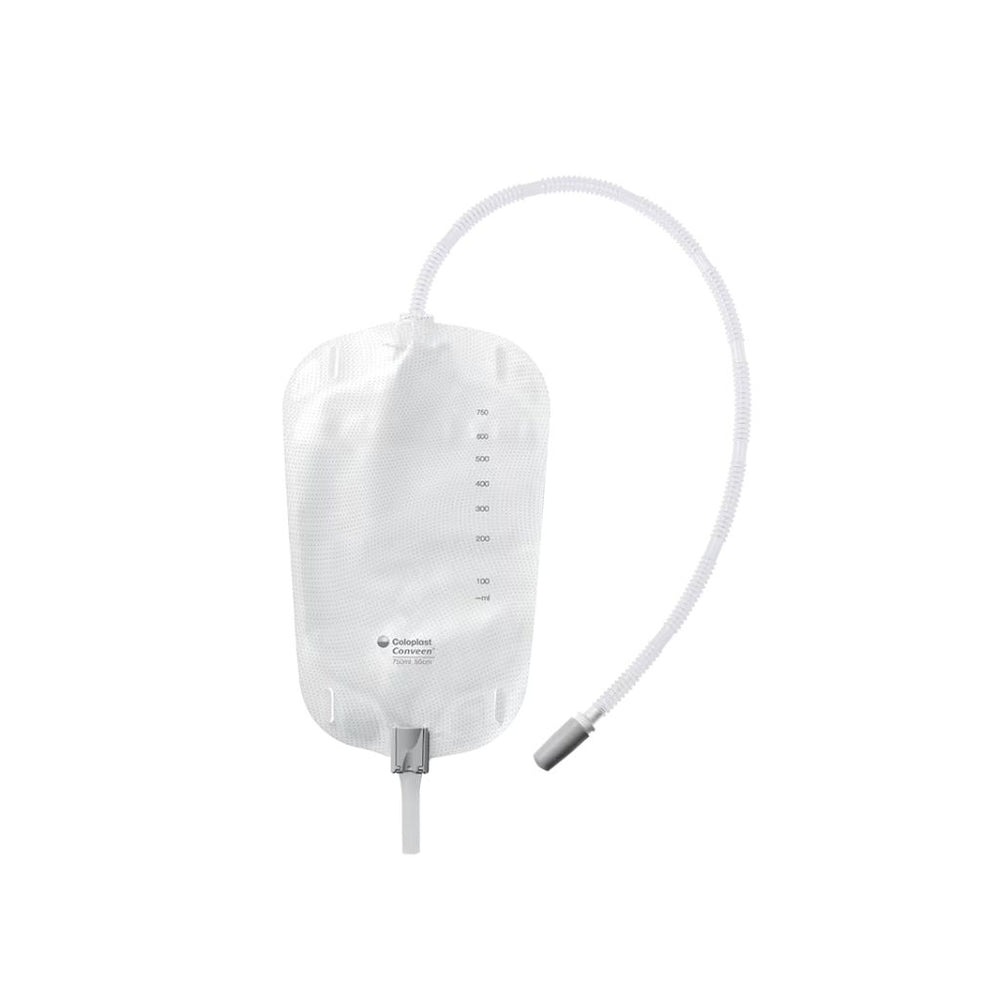 Coloplast Conveen Security+ Leg Bag with Fabric Straps, 500 ml (17 oz), Non-Sterile