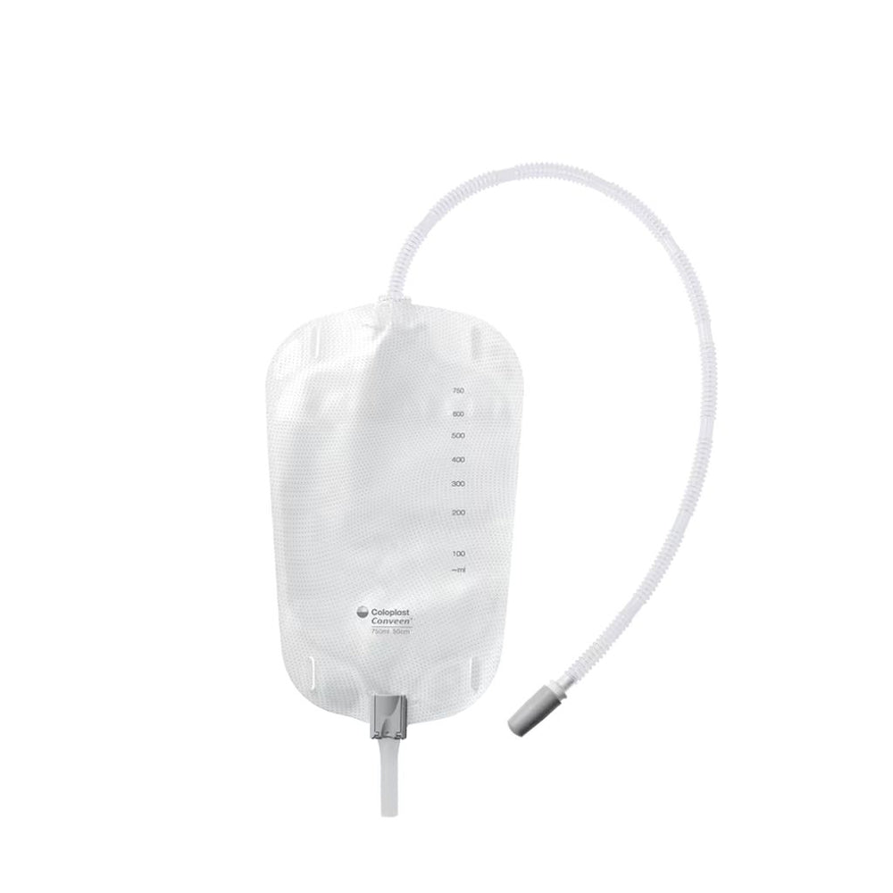 Coloplast Conveen Security+ Leg Bag with Fabric Straps, 750 ml (26 oz), Non-Sterile