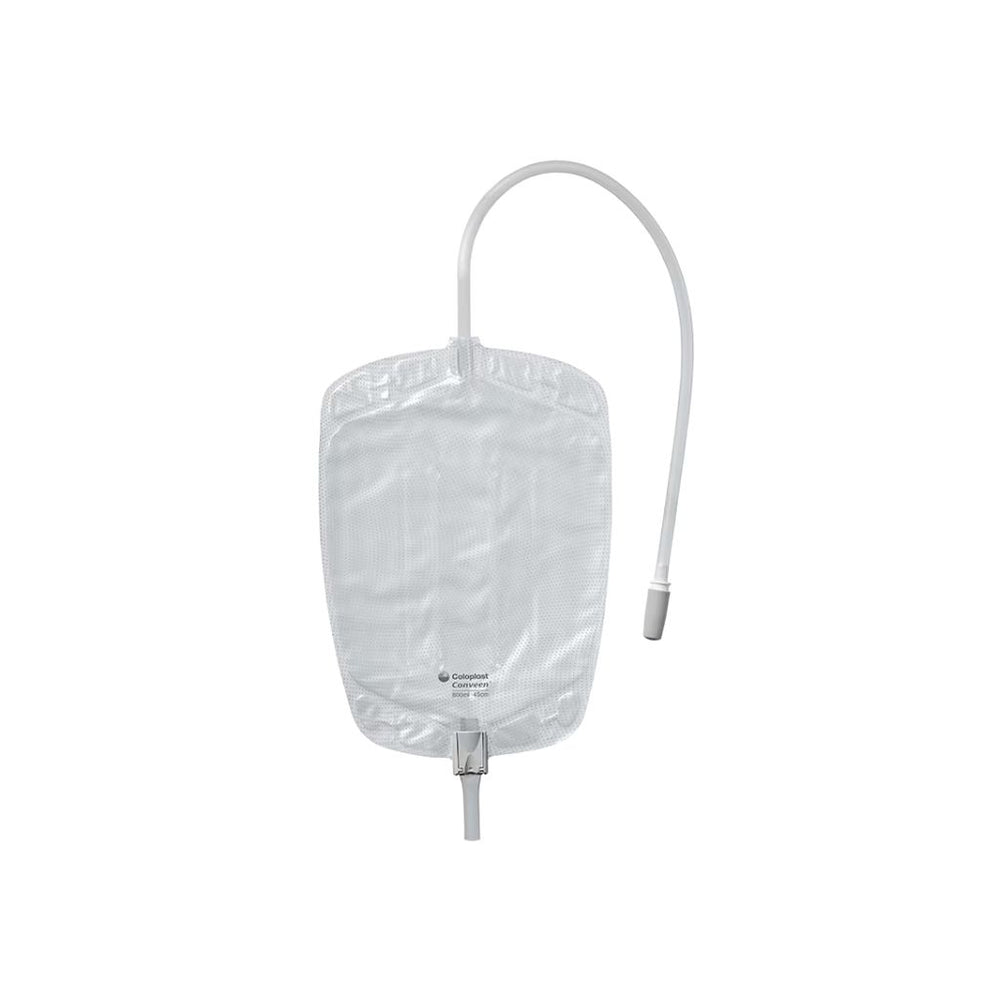 Coloplast Conveen Security+ Contour Leg Bag with Fabric Straps, 750 ml (26 oz)