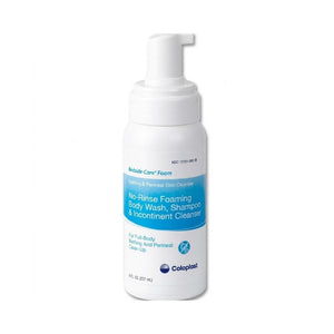 Coloplast Bedside-Care Unscented No-Rinse Foaming Shampoo and Bodywash, 8 oz Pump Bottle