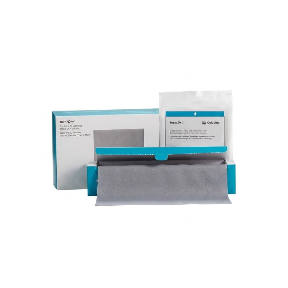 Coloplast InterDry Ag Antimicrobial Textile, 25 cm x 366 cm (10 in x 144 in)