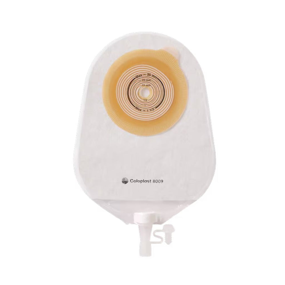 Coloplast Assura 1-Piece Pediatric Transparent Urostomy Pouch, Cut-to-Fit up to 35 mm (1 3/8 in)