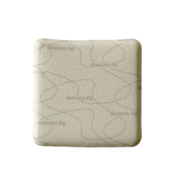 Coloplast Biatain Ag Non-Adhesive Foam Dressing, 20 cm x 20 cm (8 in x 8 in)