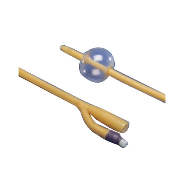 Coloplast Cysto-Care 100% Silicone Foley Catheter, 24 Fr, 30 cc Balloon