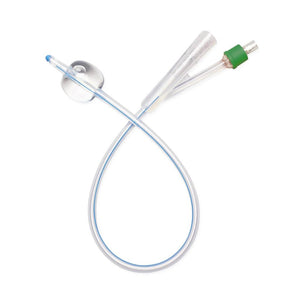 Medline SelectSilicone 2-Way Foley Catheter, 14 Fr, 10 mL Balloon, Latex-Free